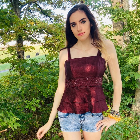 Dress Barn Set 90s Y2K Bustier Top Bolero Jacket - Picture 9 of 13